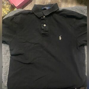 Polo Ralph Lauren used black polo size med slim